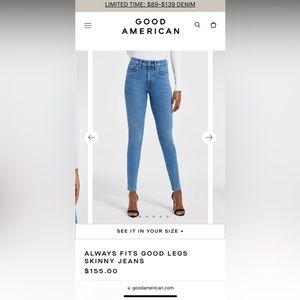 Good American Always Fits Good Legs 6-12